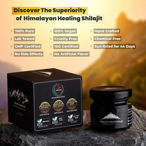 Discover the superiority of humalayan healing shilajit