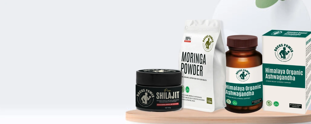 Picture of Shilajit, Moringa Powder and Ashwagandha