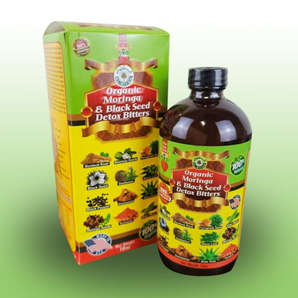 Organic Moringa & Black seed Detox Bitters