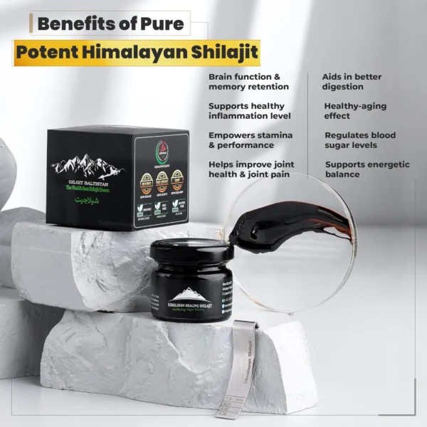 Benefits of pure potent himalayan shilajit